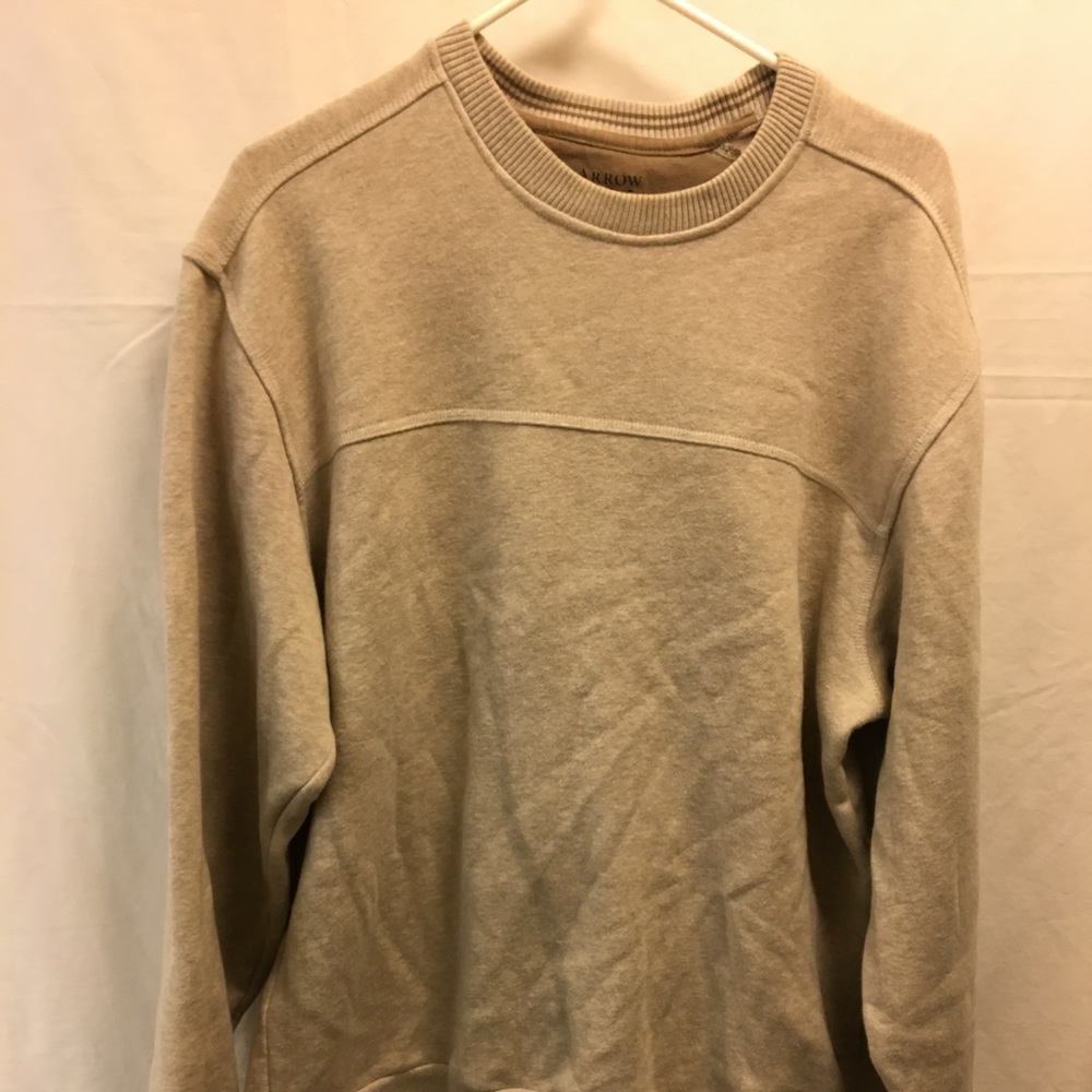 Cream Arrow Crewneck